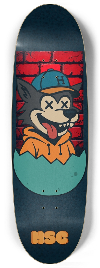 Egg Husky Skateboard Company Mascot Deck