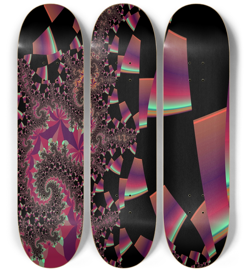 Fractal 1638 3 Deck Wall Series