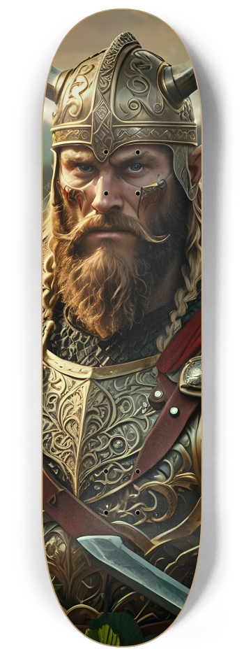 Fierce Strawberry Clan Viking Warlord 0002 #2 8-1/4 Skateboard Deck