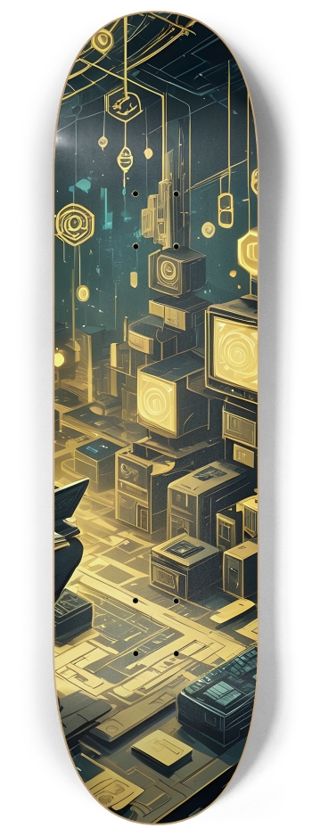 Oblivious 0001 #3 8-1/4 Skateboard Deck