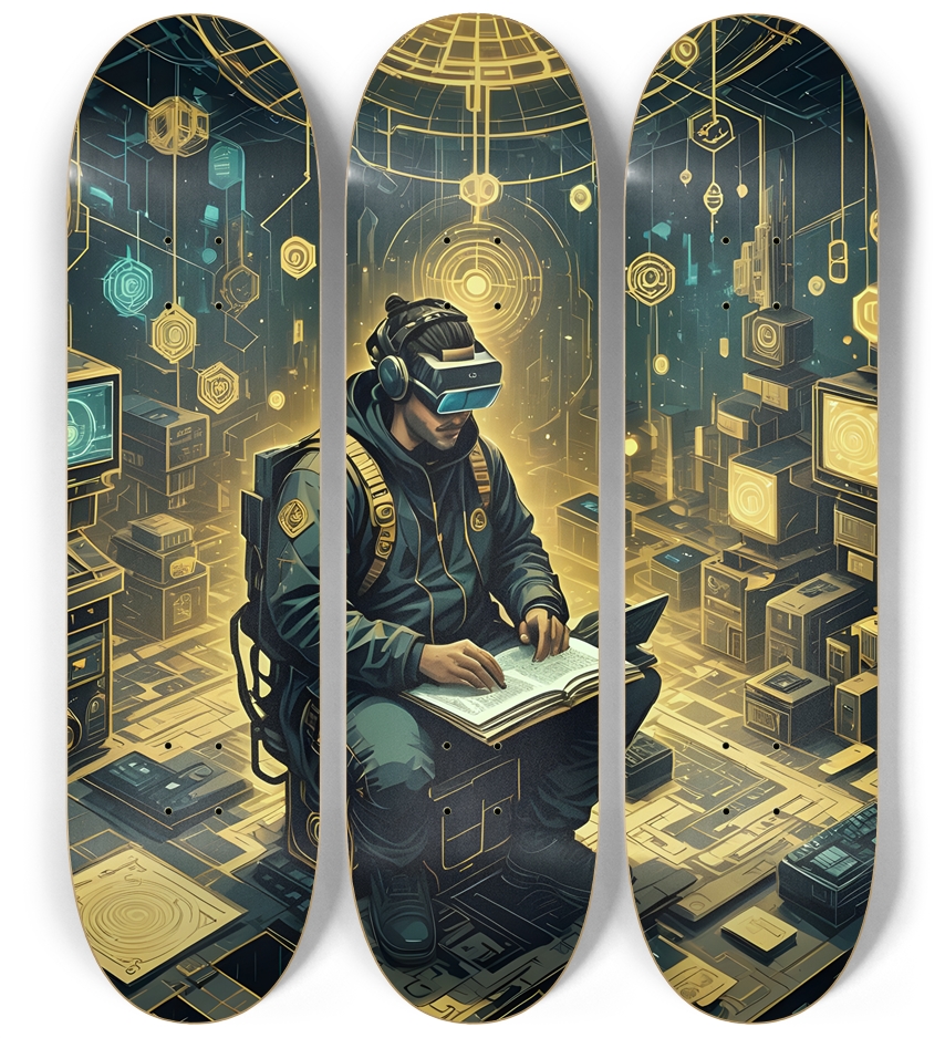 Oblivious 0001 3 Deck Wall Series