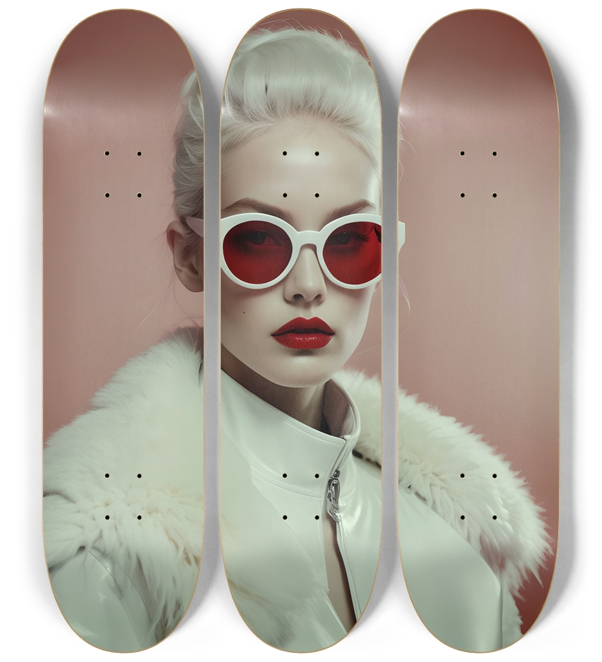 Fashion Model 0002 3 Deck Wall Series