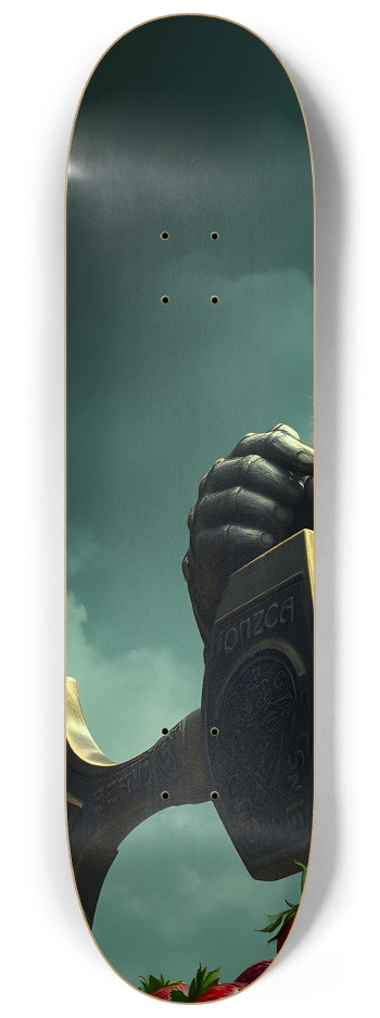 Fierce Strawberry Clan Viking Warlord 0003 #1 8-1/4 Skateboard Deck