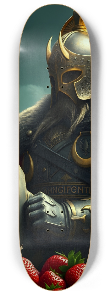 Fierce Strawberry Clan Viking Warlord 0003 #2 8-1/4 Skateboard Deck