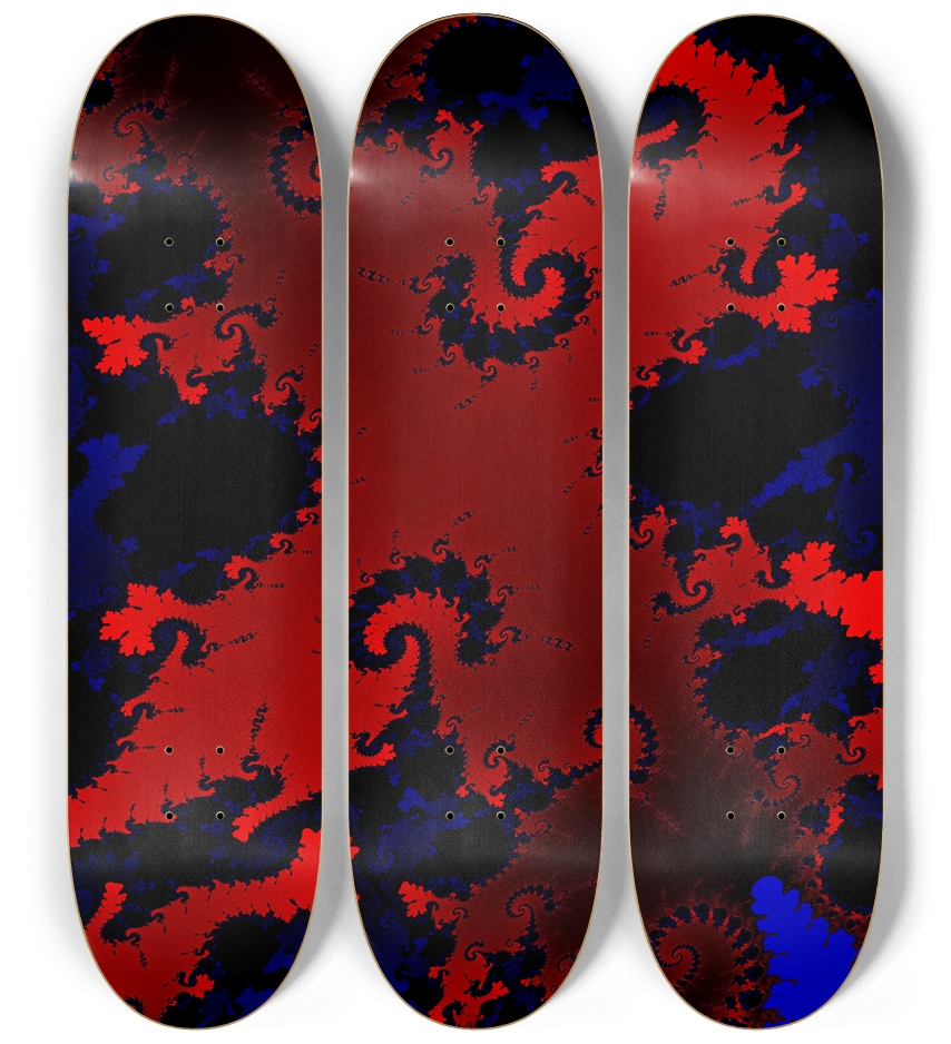 Fractal 1564 3 Deck Wall Series