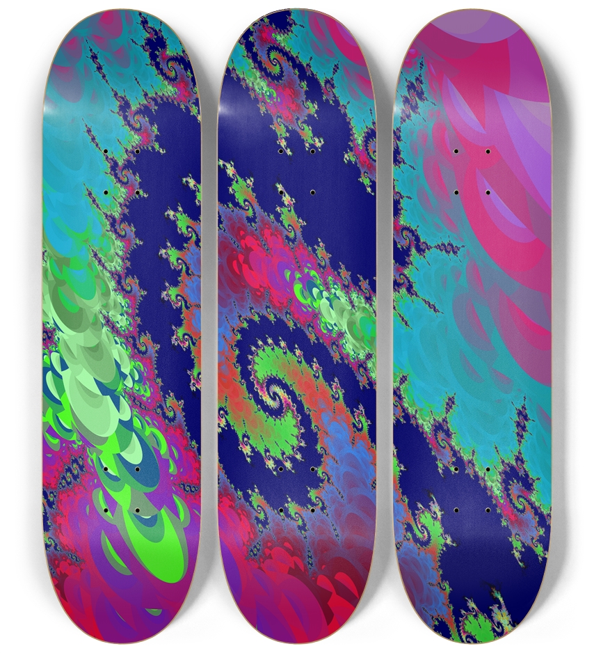 Fractal 1614 3 Deck Wall Series