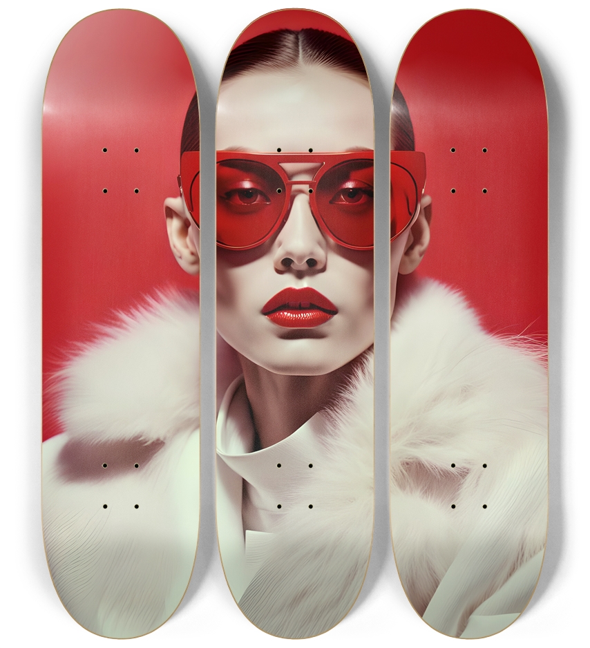 Fashion Model 0001 3 Deck Wall Series