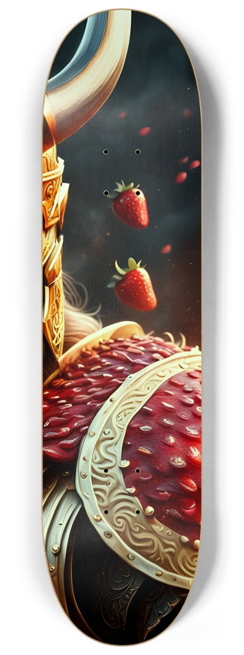 Fierce Strawberry Clan Viking Warlord 0001 #3 8-1/4 Skateboard Deck
