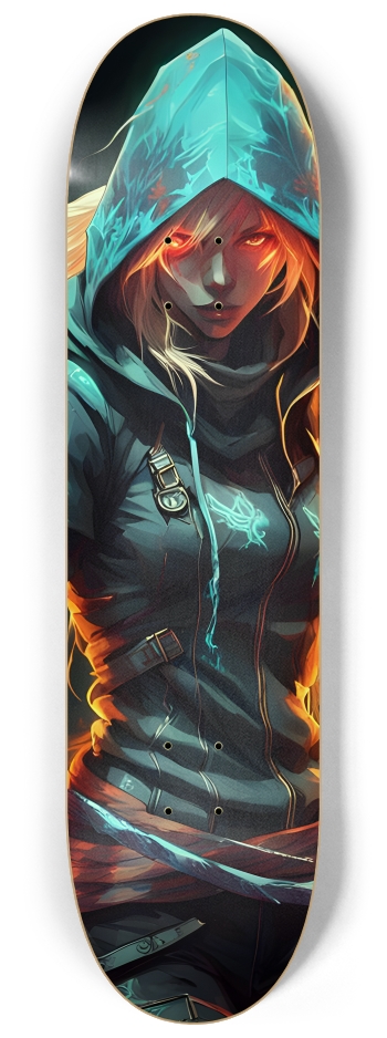 Fiery Hooded Blond Assassin 0001 #2