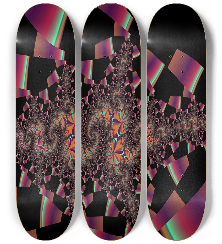 Fractal 1637 3 Deck Wall Series