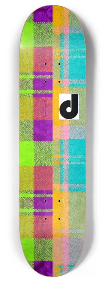 2 tartans, d logo 8 Inch Skateboard Deck