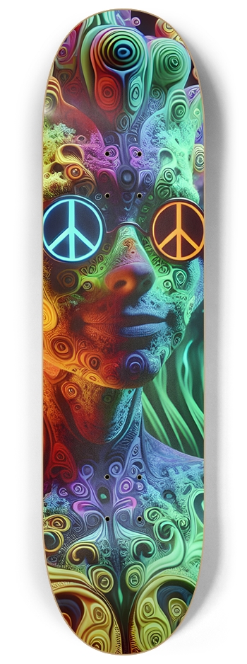 Psychedelic Fractal Peace Dude 0005 8K