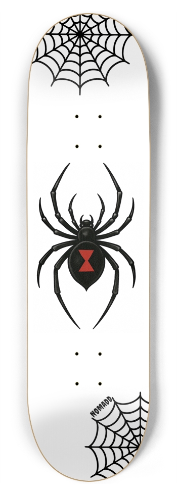 NOMADD “Black Widow” 8-3/4 Inch Skateboard