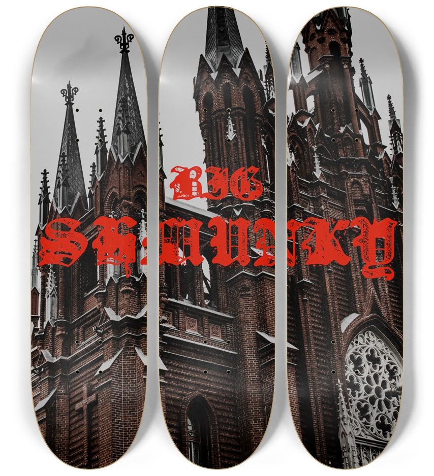 The Shmunkfecta 3 Deck Wall Series