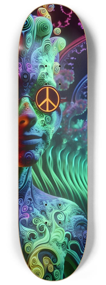 Psychedelic Fractal Peace Dude 0005 8K #2