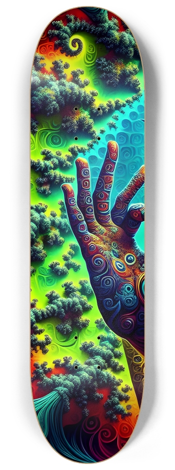 Psychedelic Fractal Peace Dude 0003 8K #1