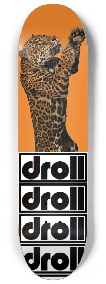 jaguar orange 8-1/4 Skateboard Deck
