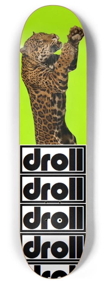 jaguar neon yellow 8 Inch Skateboard Deck