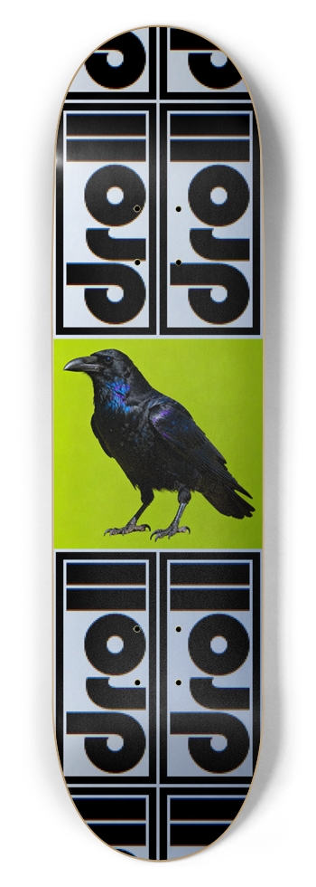 raven droll logo 8-1/2 Skateboard Deck