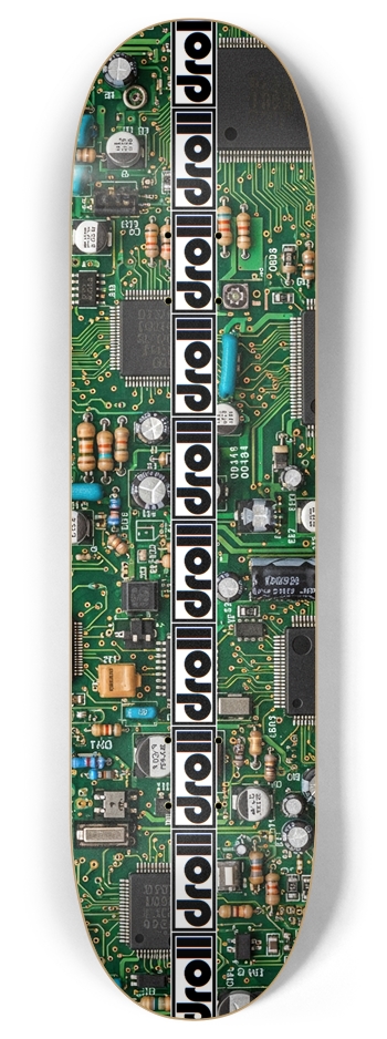 circuit board droll strip 8 Inch Skateboard Deck