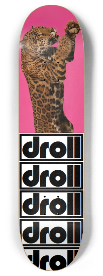 jaguar hot pink 8 Inch Skateboard Deck