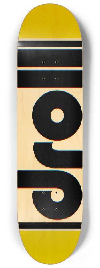 droll logo full board yellow