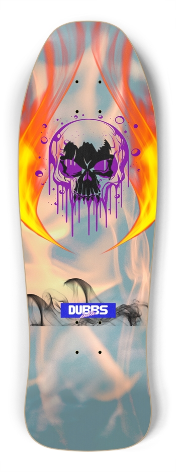 Flaming Skull Shredder Shape