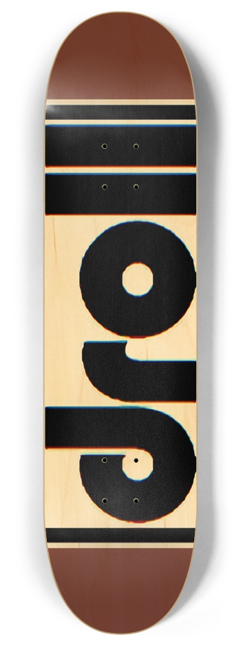 droll logo full board brick 8 Inch Skateboard Deck