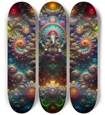 Psychedelic Fractal Ganesha 0006 8K