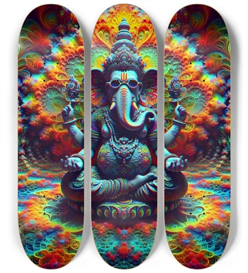 Psychedelic Fractal Ganesha 0008 8K
