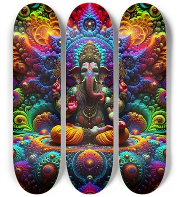 Psychedelic Fractal Ganesha 0003 8K