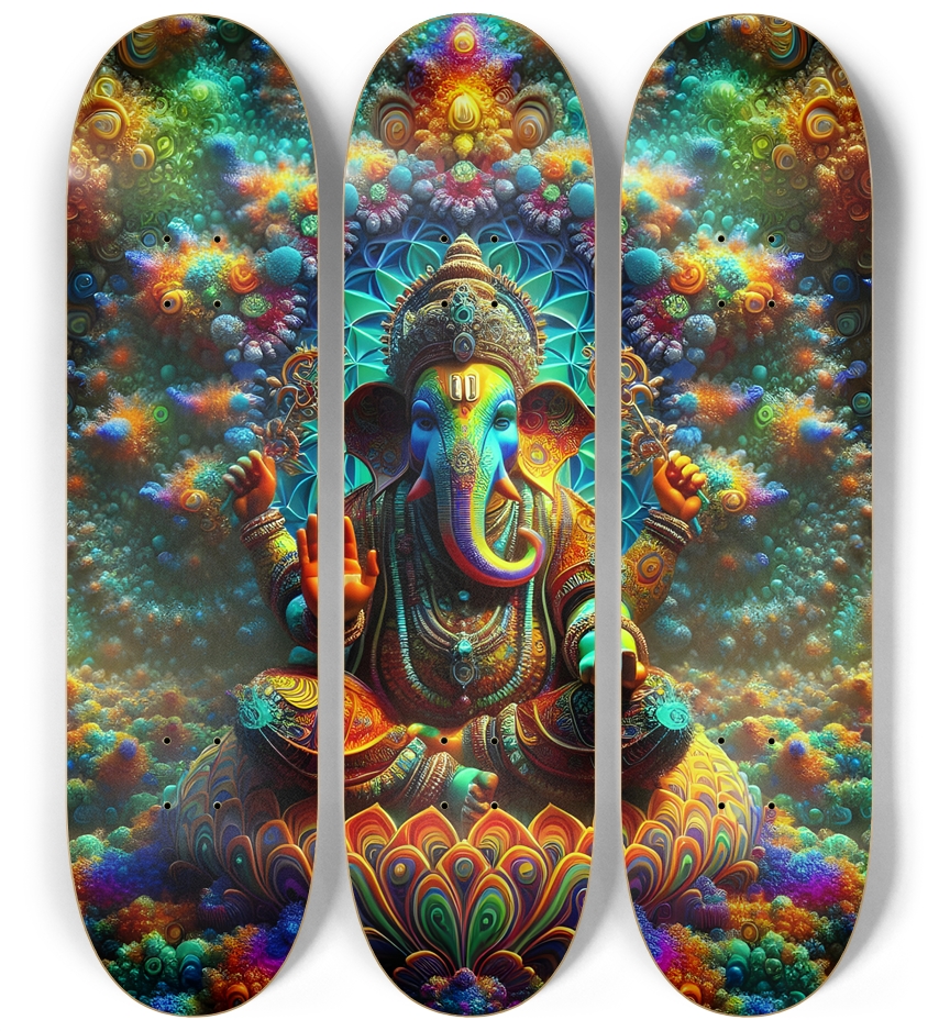 Psychedelic Fractal Ganesha 0005 8K