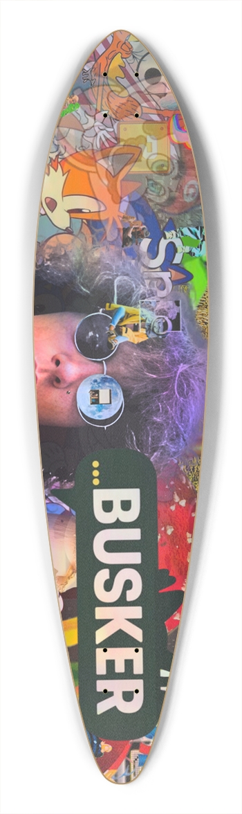 ...BUSKER Books Pintail Longboard
