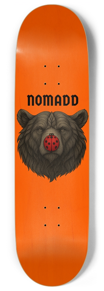 NOMADD Logo Orange Stain