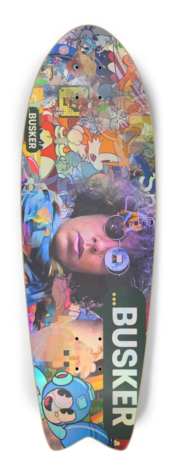 ...BUSKER Books Fish Board Fish Tail