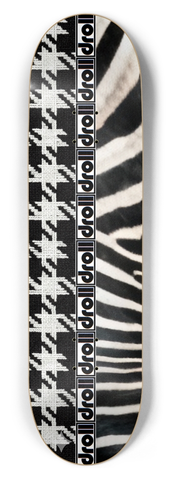 houndstooth/zebra droll strip