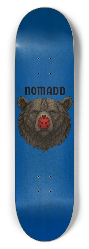 NOMADD Logo Blue Stain