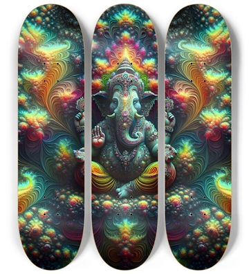 Psychedelic Fractal Ganesha 0011 8K