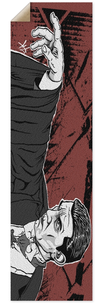 Drac Red Black 10 x 36 Inch Griptape