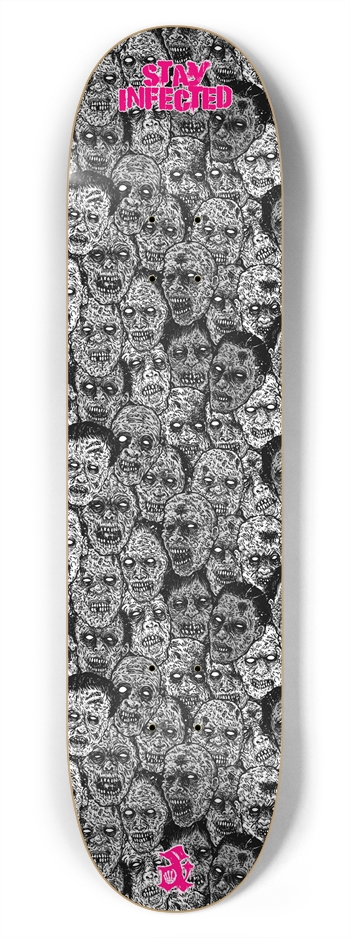 Stay Infected 7-3/4 Skateboard Deck