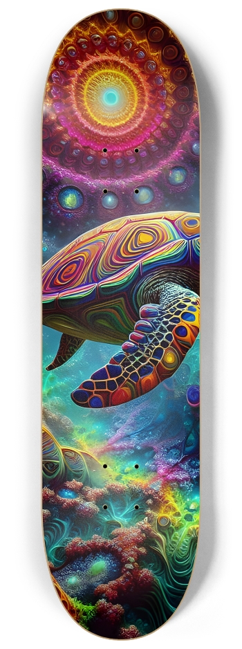 Fractal Sea Turtle Tile 0011 8K #1