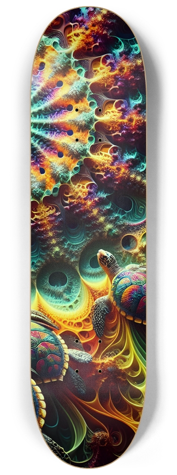 Fractal Sea Turtle Tile 0006 8K #2