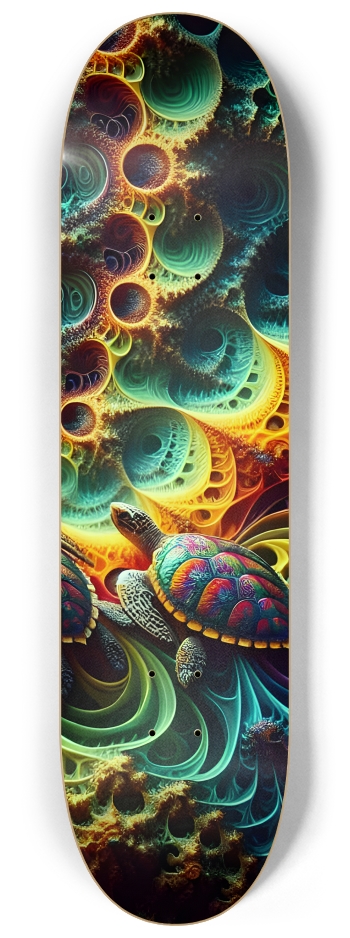 Fractal Sea Turtle Tile 0006 8K #3