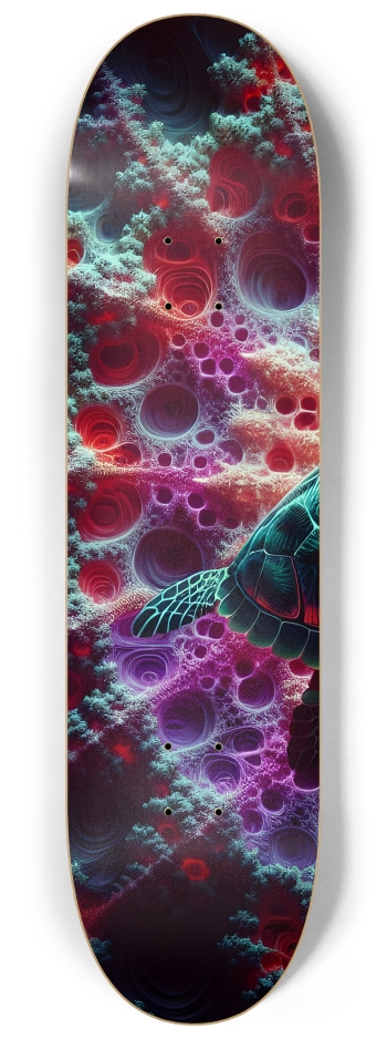 Fractal Sea Turtle Tile 0007 8K #1