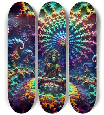 Psychedelic Fractal Vishnu 0012 8K