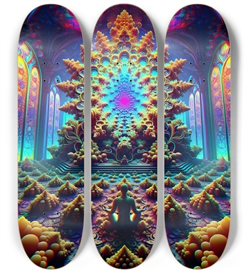 Psychedelic Fractal Zen Meditation 0001 8K