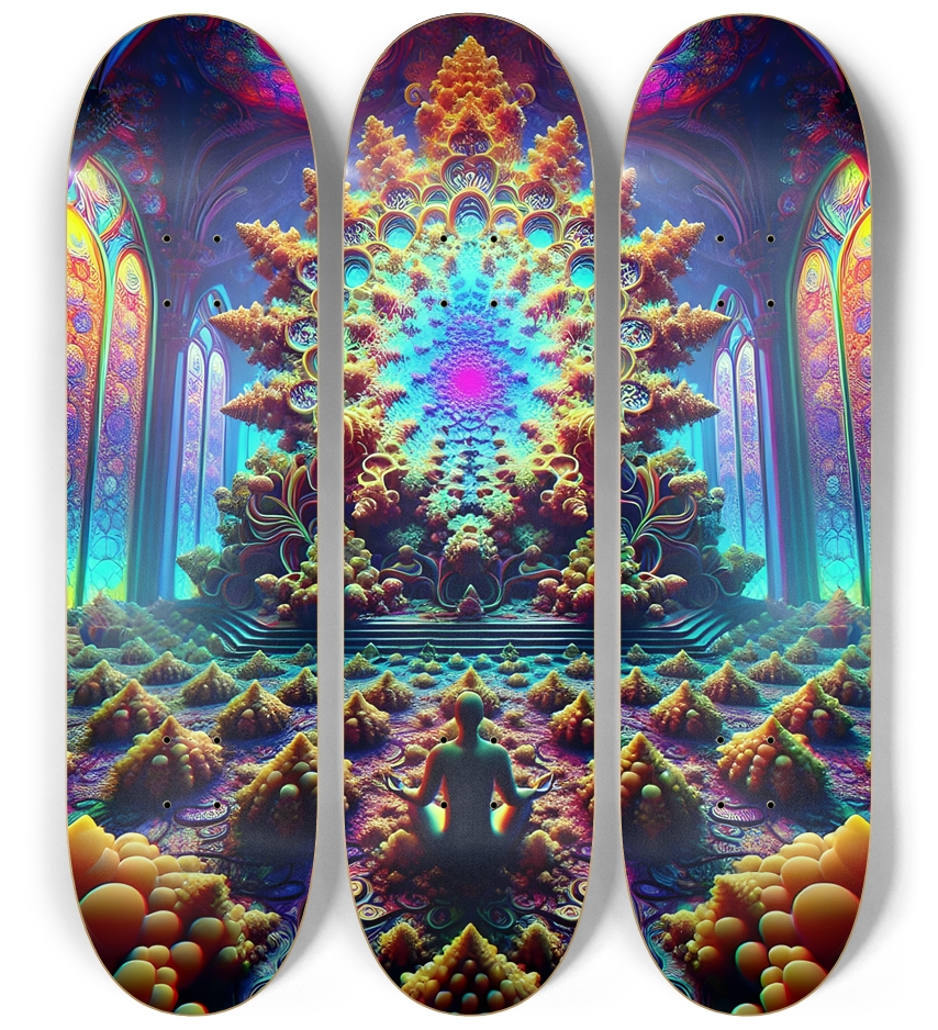 Psychedelic Fractal Zen Meditation 0001 8K