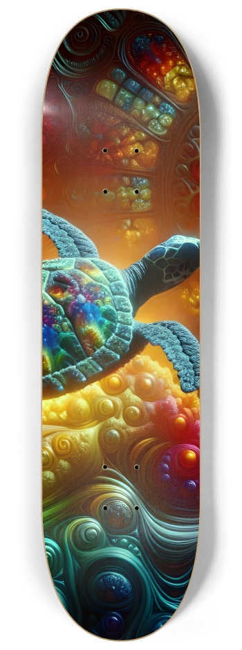 Fractal Sea Turtle Tile 0004 8k #2