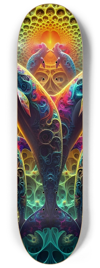 Seamless Fractal Dolphin Tile 0029 8K #2