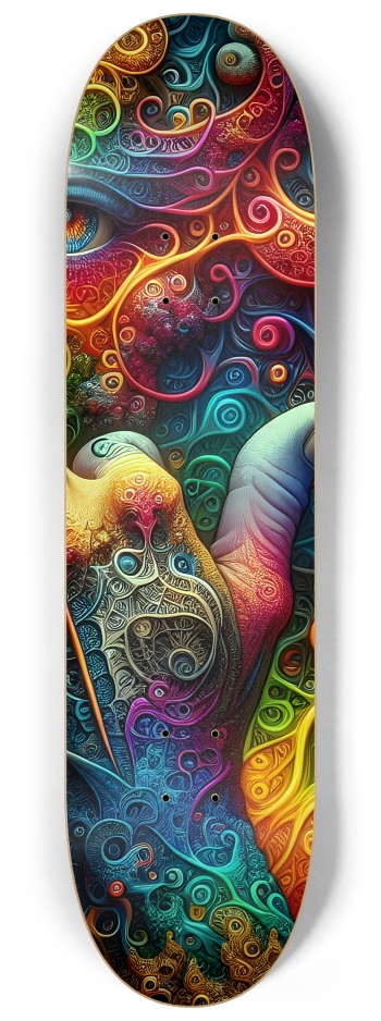 Psychedelic Fractal Flip The Bird 0001 8K #3